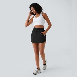 Halará High Waisted 2-in-1 Mini Golf Skirt with Built-In Shorts Size M NWT